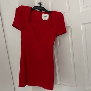 Roland Mouret Vibrant Red Mini Dress